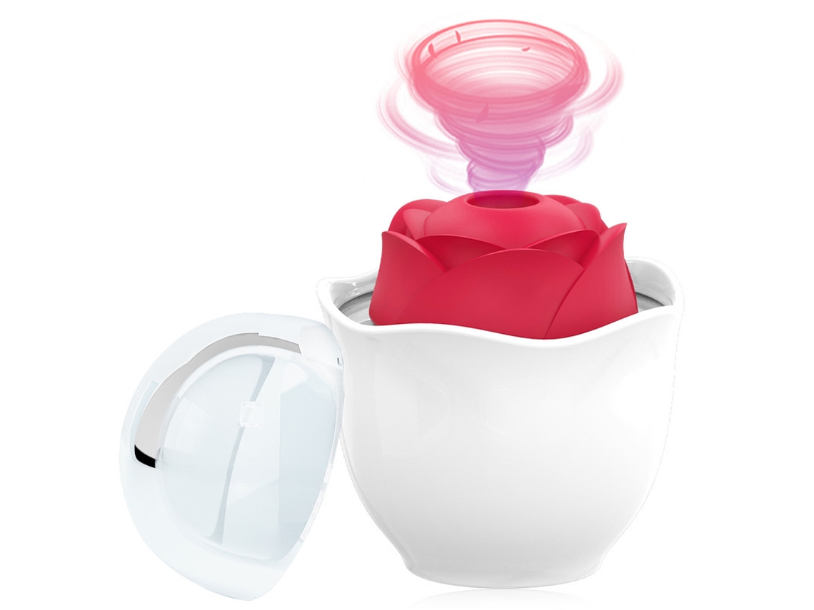 Vibrador De Massagem De Suco De Rosas Para Mulheres (vermelho)