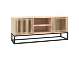 Tv Cabinet, Tv Cabinets Vidaxl Marrom Madeira Processada (n/a)