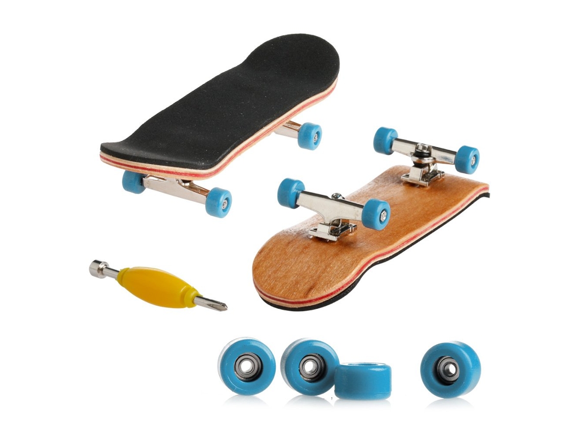 Mali mini Fingerboard Profissional Diy Madeira Maple Brinquedo Presente Natal Infantil
