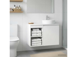 Vidaxl Armário De Banheiro Intermediário Branco 30 X 44,5 X 50 Cm