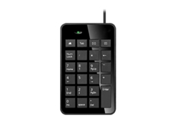 Mini Teclado Numérico Portátil Com Fio Usb De 23 Teclas, Compatível Com Teclados De Contabilidade Everley891