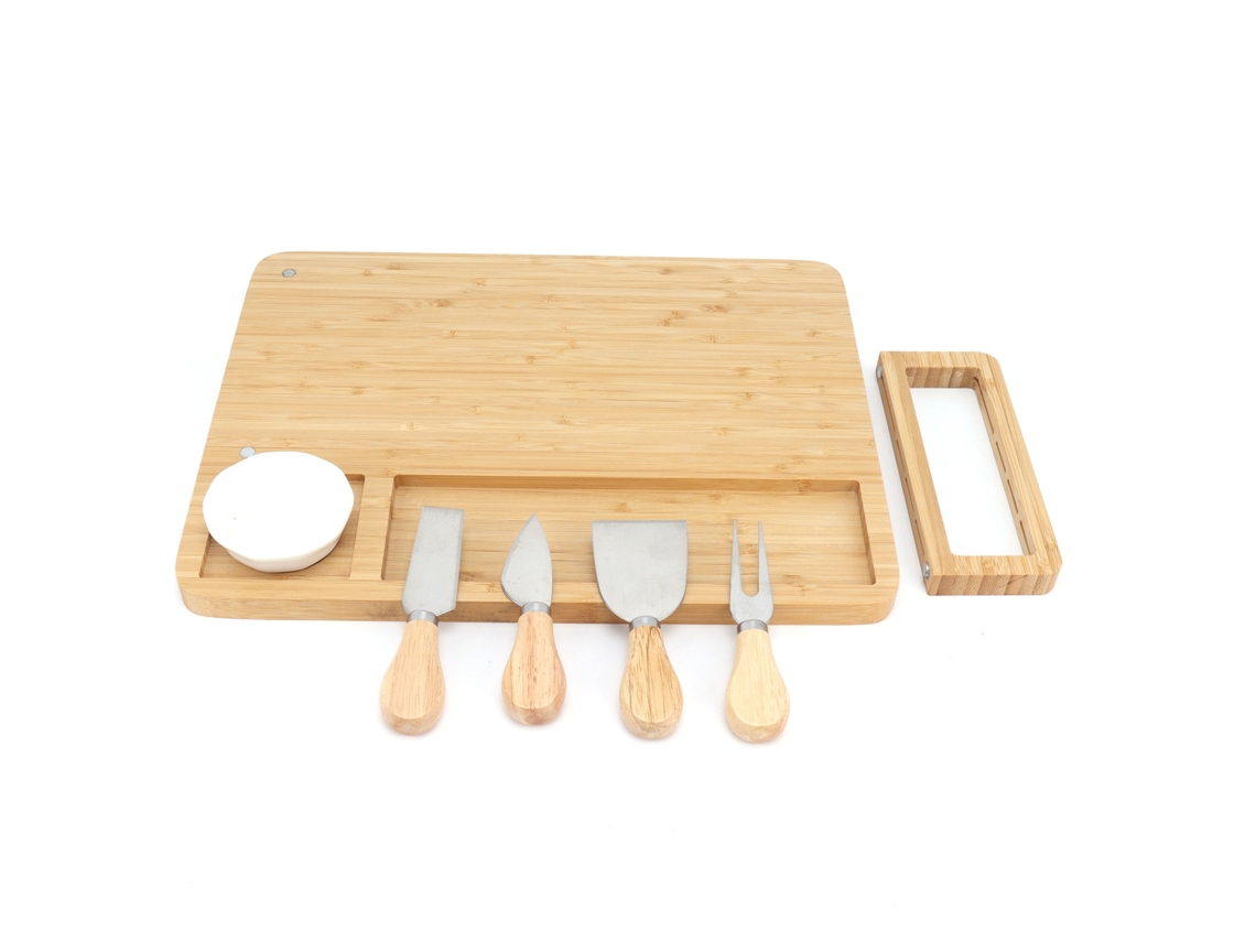 Lurelia Bandeja De Bambu Natural Para Servir E Decorar