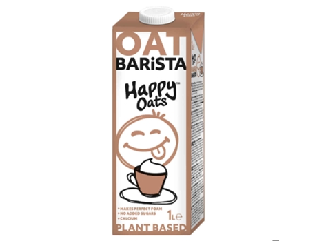 Bebida Vegetal de Aveia Barista Cálcio sem Açúcar HAPPY emb. 1 lt