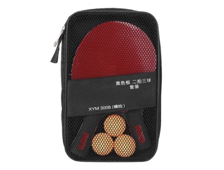 Conjunto de bolas de pingue-pongue rudimentares para iniciantes, treinamento escolar, shakehand grip, tênis de mesa, equipamento esportivo de raquete, unikm