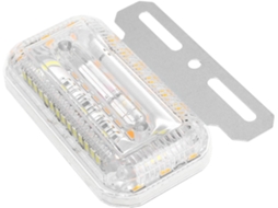 Luzes De Sinalização Lateral Amarelas Led 24v À Prova D Água Com Acessórios Montagem Em Plástico Para Caminhões E
