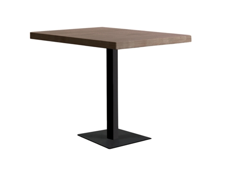 Mesa Musgo 80 X 60 Cm Carvalho Americano / Preto. CENTRO DE MÓVEIS