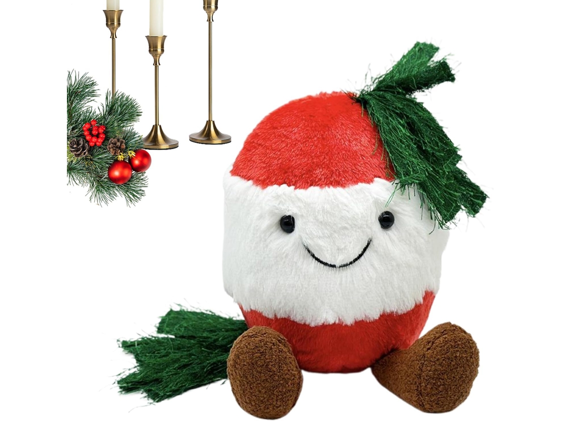 Almofada Macia Festiva Da Boneca Natal