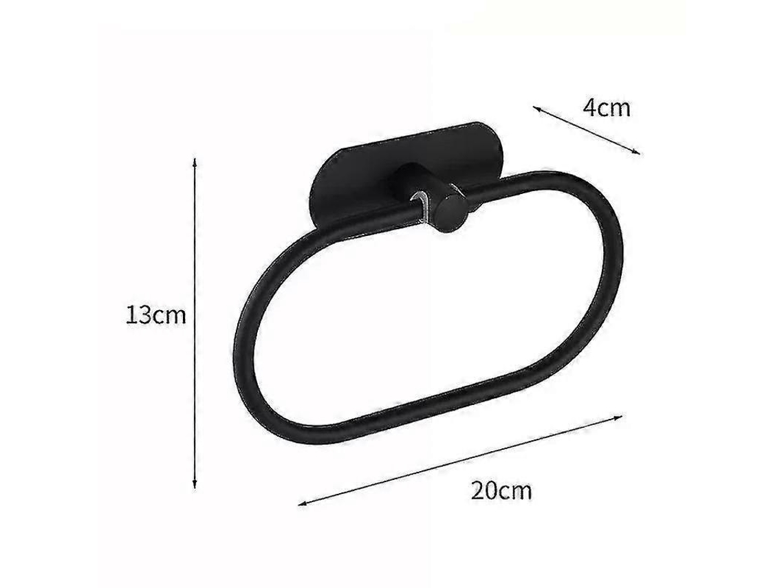 Suporte Para Rolo De Papel Higiênico Para Armário Base Autoadesivo Ou Com Furo Suporte Para Papel Higiênico De Banheiro Preto Aquaforge