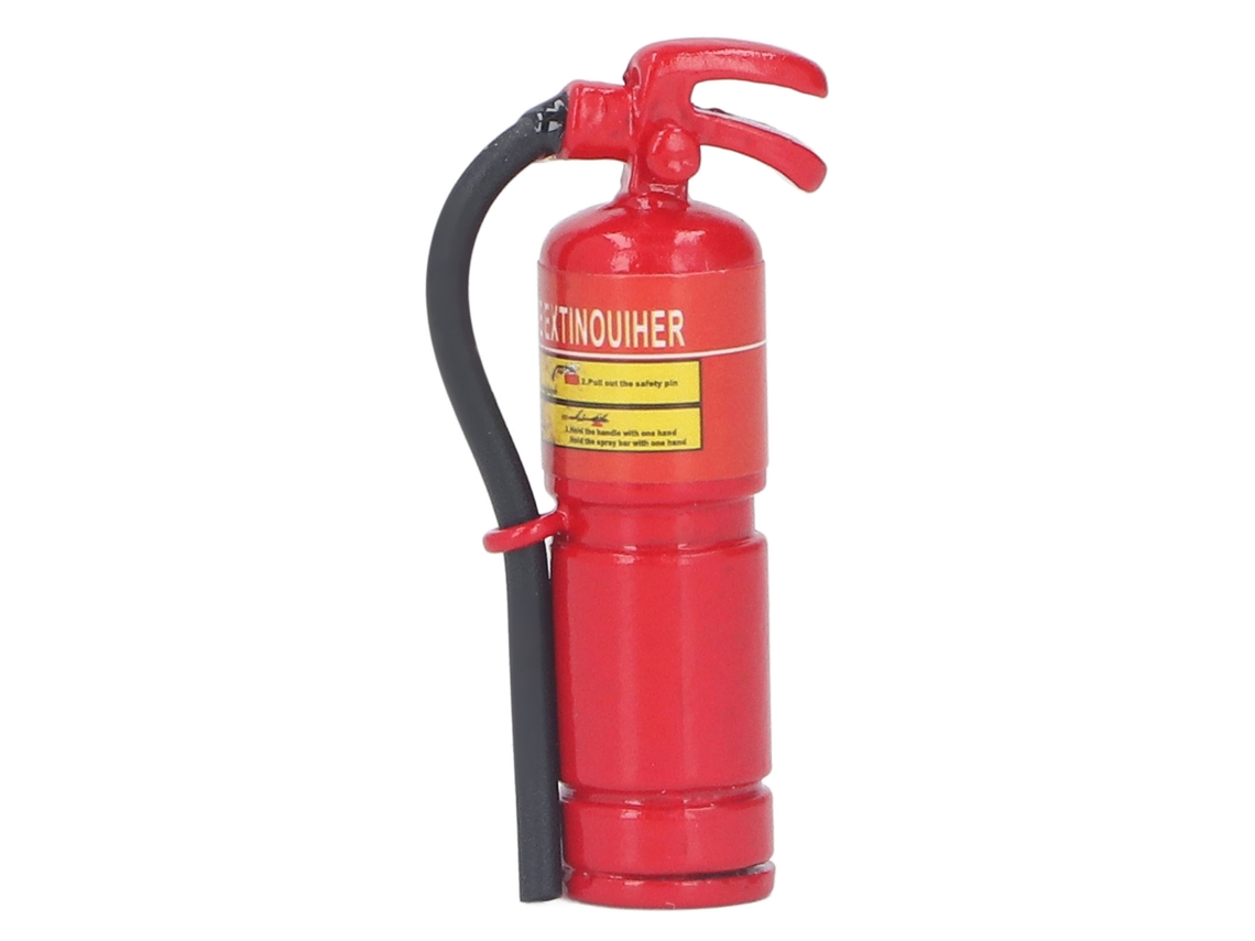 Ats extintor de Incêndio Miniatura para Casa de Boneca Escala 1:12 Modelo de Liga Acessórios Decorativos