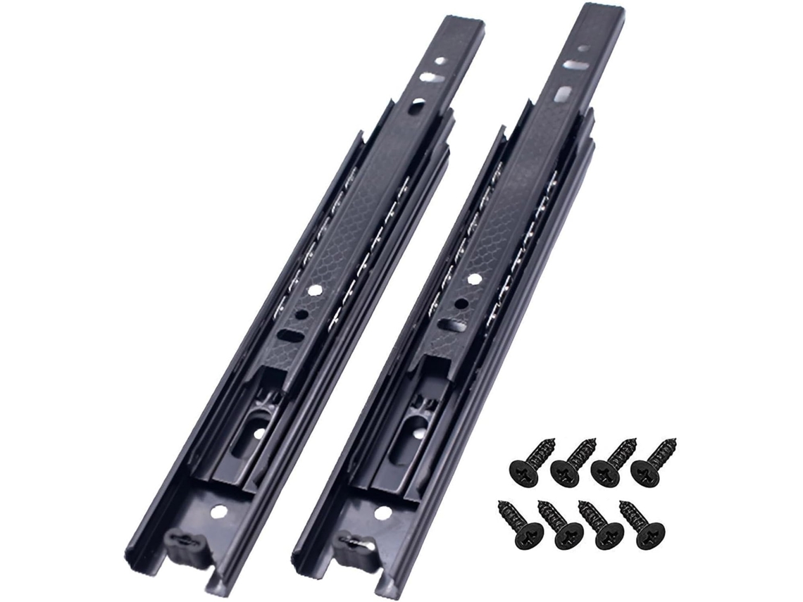 Corrediça Para Gaveta Com Rolamentos De Esferas, Capacidade De Carga 25kg, Corrediça De Extensão Total Para Gavetas