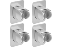 Suporte Para Chuveiro De 4 Peças, Base De Chuveiro Para Montagem Na Parede, Sem Necessidade De Furar Gokoco