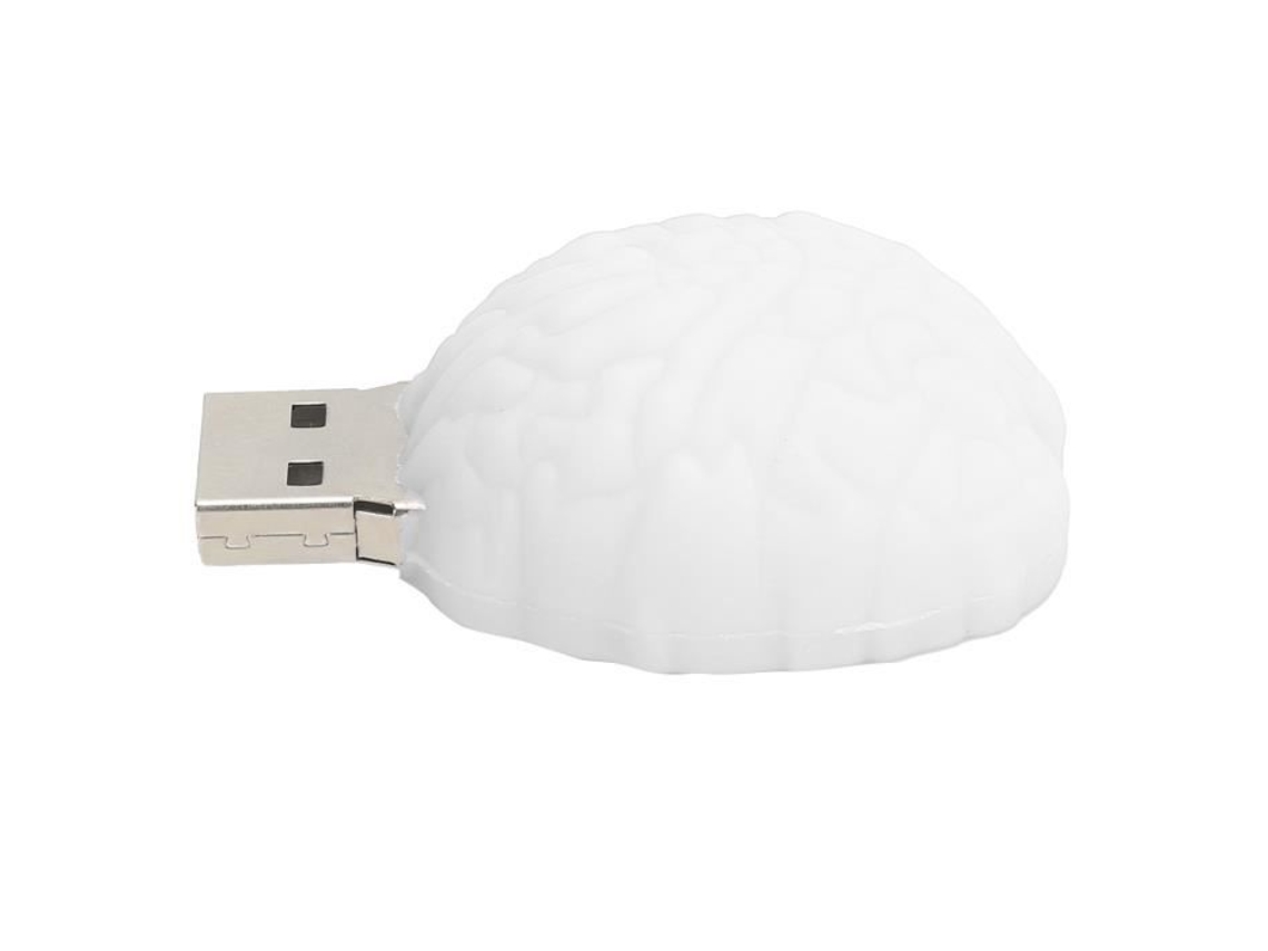 HURRISE Usb Flash Drive 2.0 Usb Flash Drive Pendrive Armazenamento de Dados Portátil dos Desenhos Animados Cérebro Boneca Branco Acessório Do Computad