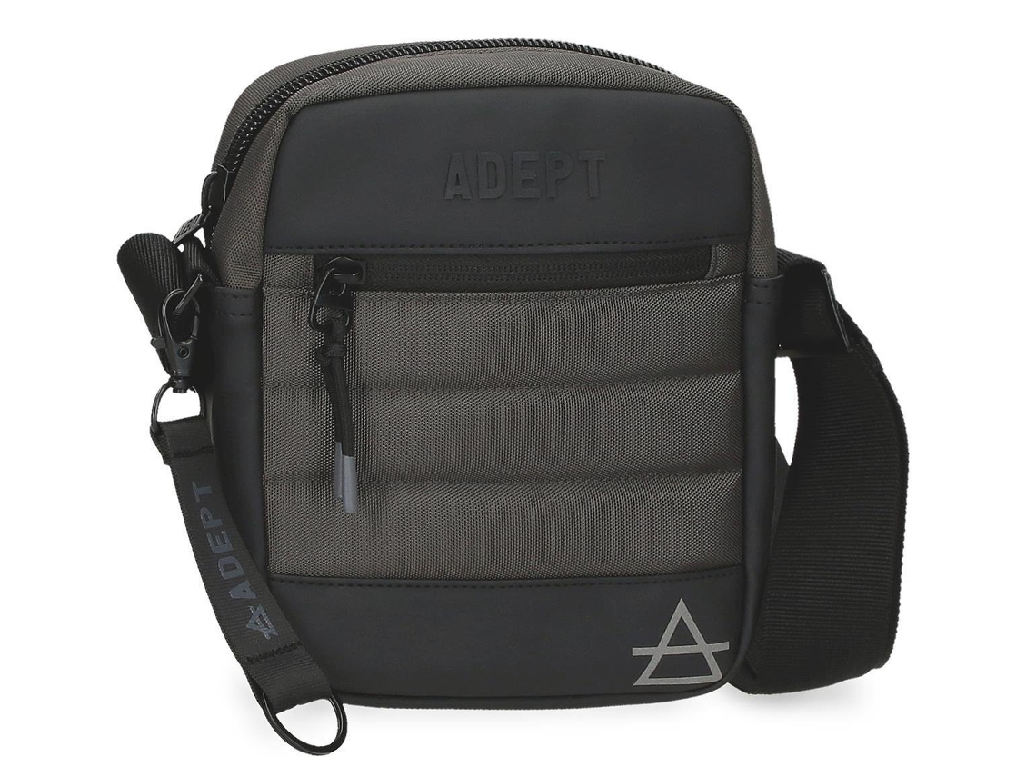 Bolsa Tiracolo Poliéster Dmas Cinzento ADEPT