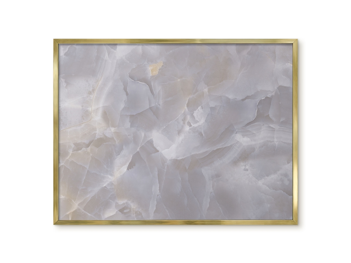 Quadro de vidro magnético com elegância discreta para o hall de entrada Espelharte (80x60 cm)