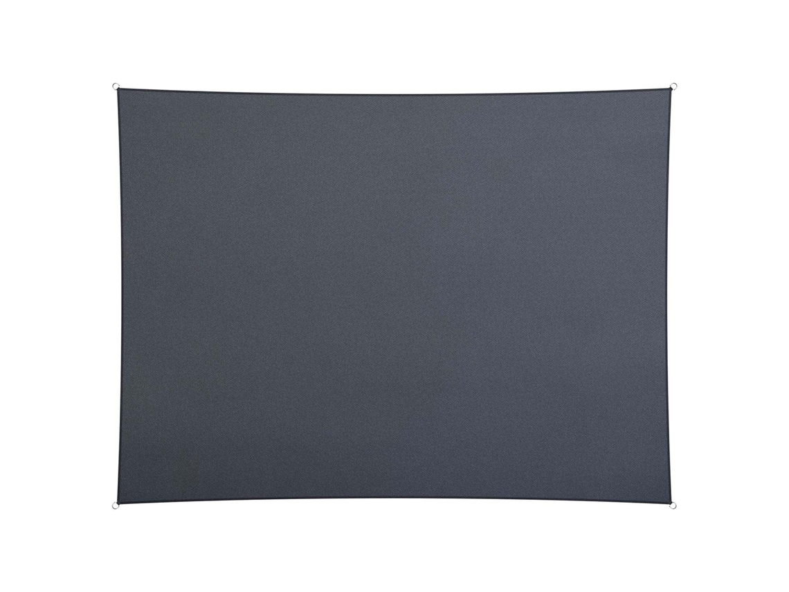 Vela De Sombra Retangular 3x4m Plonos Pl 885 Cinzento