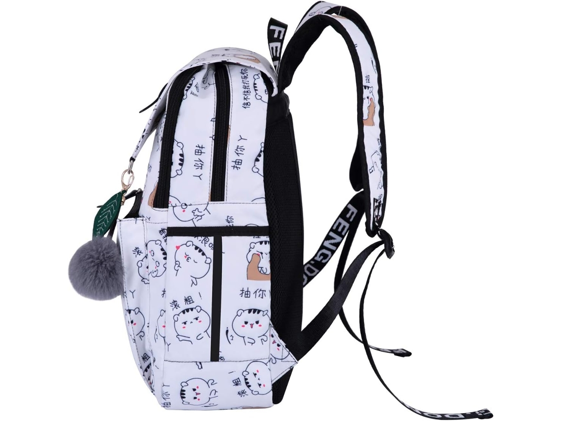 Mochila Universitária, Feminina, Juvenil, Faculdade, Estilo Gamer, Porta Usb, Aulas
