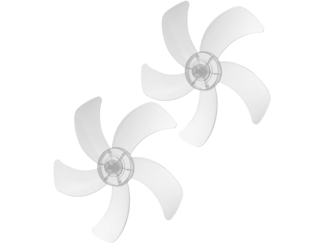 Conjunto De 2 Pás Transparentes Para Ventiladores De Pedestal.