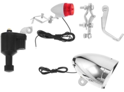 Conjunto De Farol E Lanterna Traseira Para Bicicleta, 6v 3w,