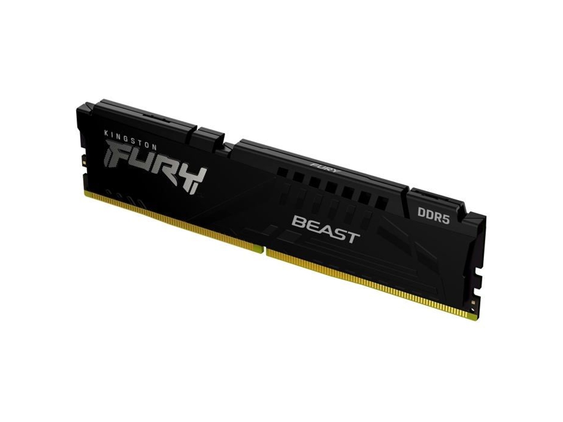Memória Ram Kingston Fury Beast Preto Ddr5 32go 5200mt/s Cl40 Amd Expo Intel Xmp
