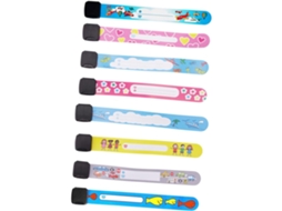 Pulseira anti-perda Coheali para crianças, pulseira descartável com design animado, à prova d'água para atividades ao ar livre.