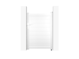 Portão de jardim 1m EIGER H.140cm branco