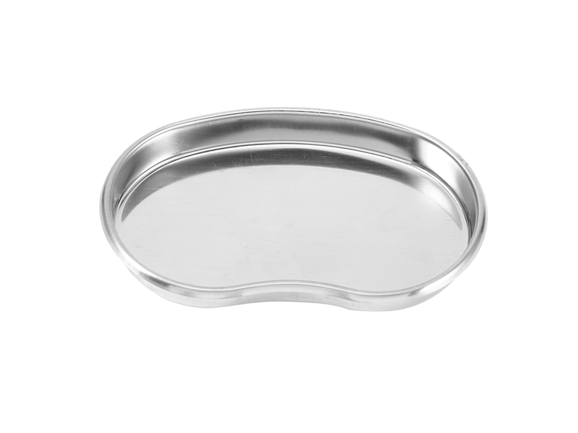 Bandeja Curva Em Forma De Rim De Aço Inoxidável Para Uso Médico Odontológico Cirúrgico