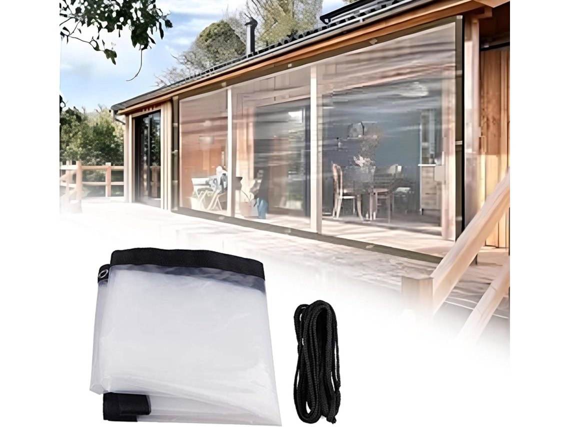 3x5 Ft Heavy Duty Waterproof Clear Tarp Thicken Vinyl Pvc Tarps, Waterproof Heavy Duty Outdoor Grommet Raincover