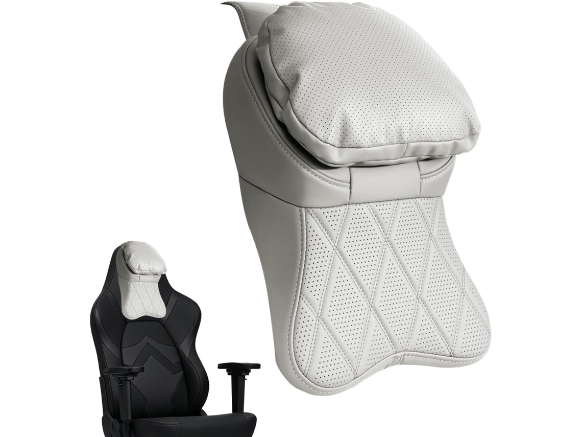 Almofada de Pescoço para Carro Ergonômica Espuma Viscoelástica com Alça Ajustável Apoio Cabeça, CHABERLU