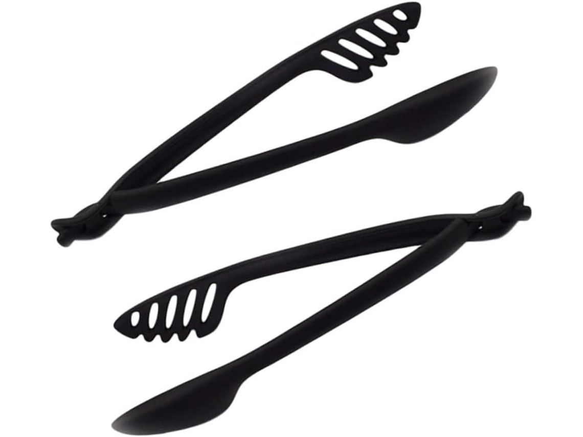 Pinças De Cozinha Bestyash 2 Peças Em Nylon E Silicone, Com Prendedores Antiderrapantes Para Alimentos, Resistentes Ao