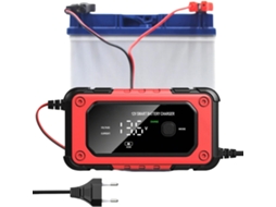 Carregador De Bateria De Carro Com Manutenção Automática Da Tela Lcd