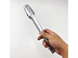 Pinça Para Alimentos Em Aço Inoxidável 430, Antiderrapante, Resistente Ao Calor, Para Churrasco, Bife E Culinária, Cor