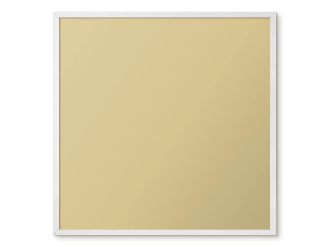 Magnetic Glass Board Mustard Color For The Hall Espelharte (50x50 Cm)