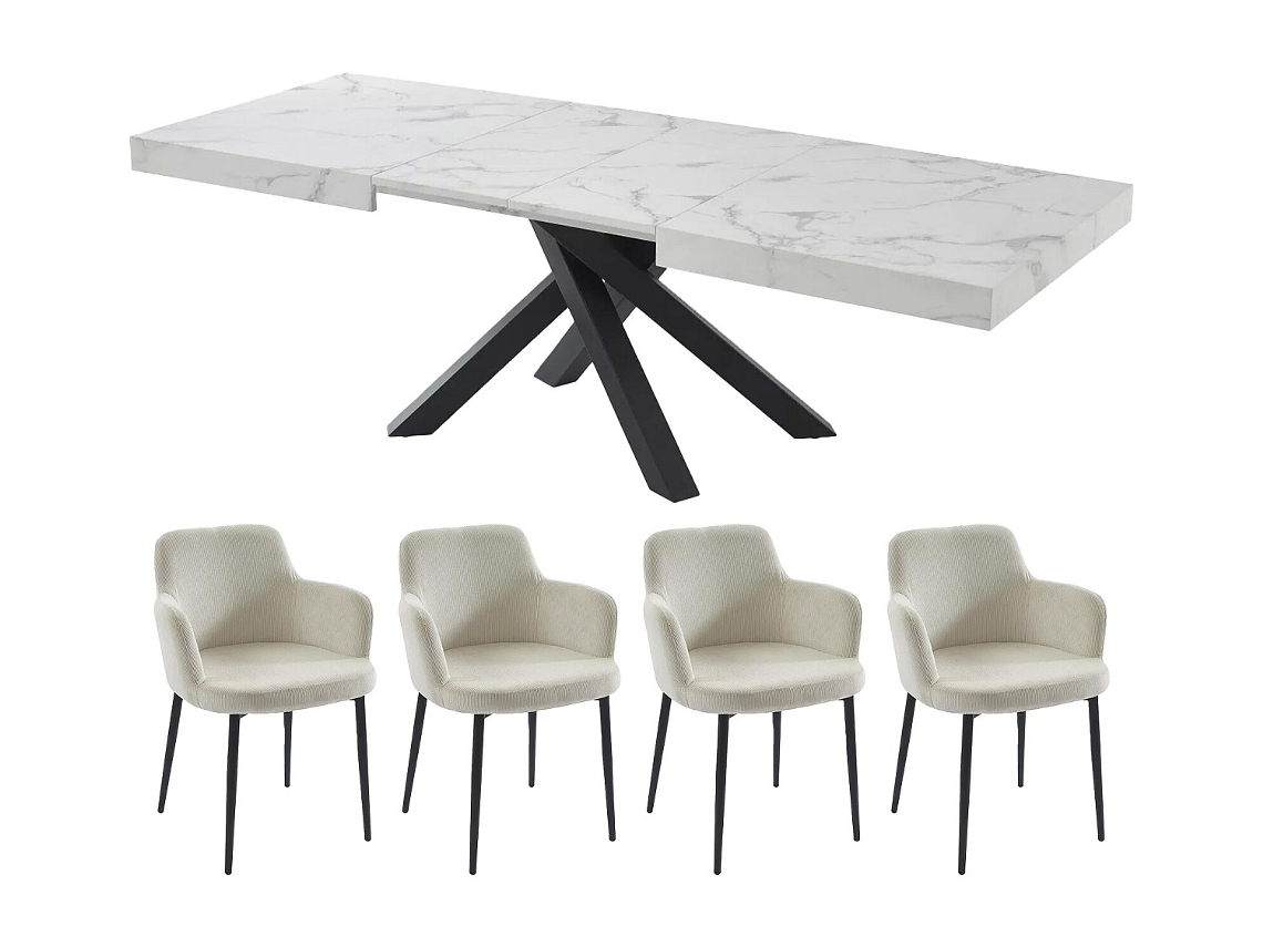 Conjunto Mesa E Cadeiras Catonav