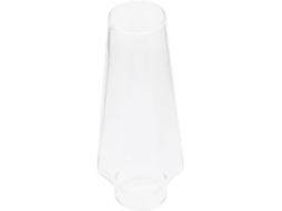 Lareira De Vidro Branco Transparente Para Lâmpada Querosene