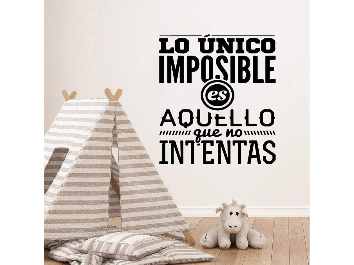 Texte Français Adesivos Muraux Adesivos Muraux Destacáveis Diy Papier Peint Pvc Adesivos Muraux Acessórios De Decoração L 43cm X 48cm Noir