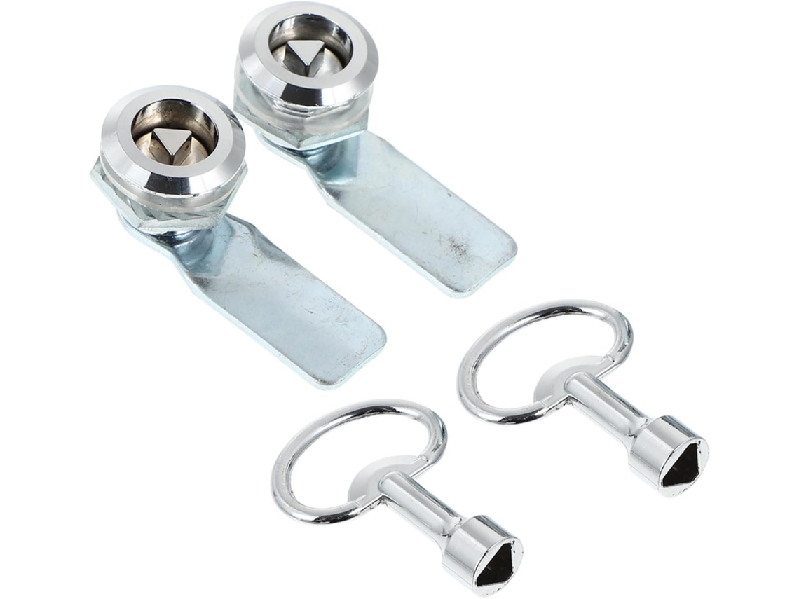 Fechadura Triangular Sherchpry Para Armário De Caixa Energia, Conjunto De 2 Peças, 2, 75x 0, 86x 0, 86 Polegadas, Para