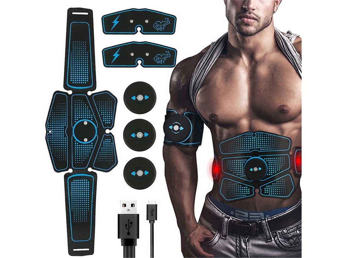 Lurelia Tapete De Massagem Tapete De Treinamento Muscular Com Dispositivo De Condicionamento Físico Inteligente Ems, Estimulador Muscular Elétrico