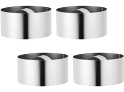 Round Shapes Vosarea Em Aço Inoxidável Para Massa E Mousse