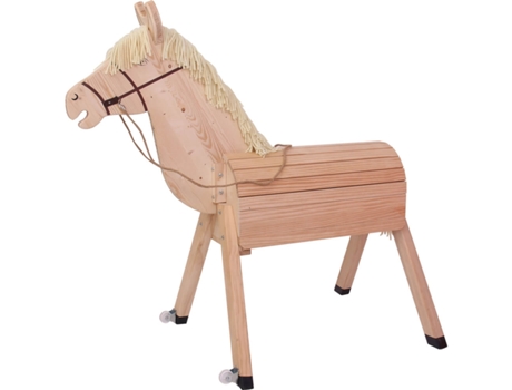 Caballo De Madera Monty Para El Jardín Vedes
