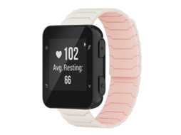 Bracelete para Garmin Forerunner 35 / 30 silicone magnético rosa claro areia XIAOMOYU (20mm)