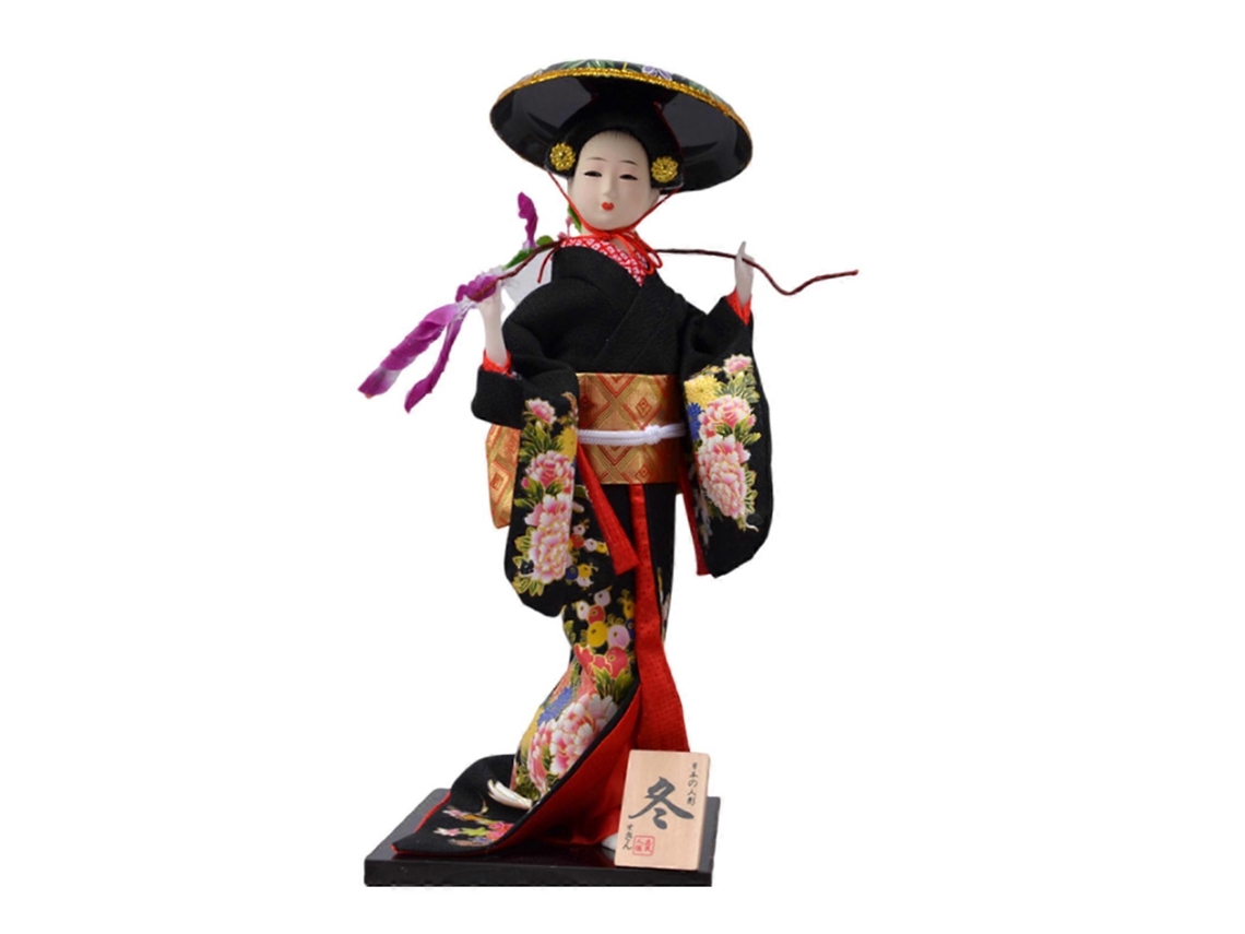 Figurina De Kimono Japonês 12 Polegadas, Peça Decorativa, Para Restaurantes E Casastyle I