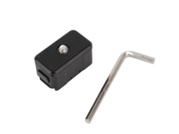 Adaptador de alumínio de montagem rápida de 1/4" para câmeras de ação Go3s e Go3 Action 5 4