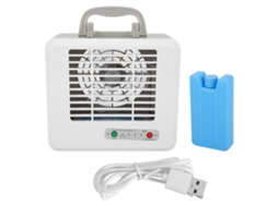 Ventilador Silencioso Mesa Ar Condicionado para Escritório e Casa