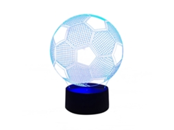 Rebe-lâmpada De Noite De Futebol 3d Led Usb Com Toque, Presente E Decoração Para Casa