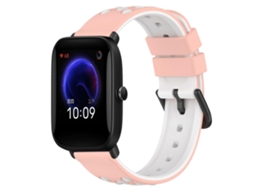 Pulseira De Silicone Poroso Bicolor De 20 Mm Para Amazfit Pop