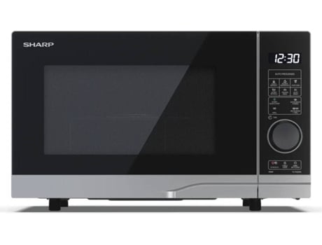 Micro-ondas SHARP YC-PG204AE-S (20 L - Com Grill - Cinzento)