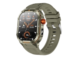 Smartwatch D16 Bluetooth 5.3 Com Rastreador De Condicionamento Físico, Frequência Cardíaca, Spo₂, Sono E Suporte Multilíngue (verde)