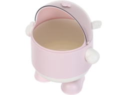 Lixeira de Mesa Plástico Alipis Mini, com Estampa Criativa Dragão. Ideal para Decoração e Organização do Escri