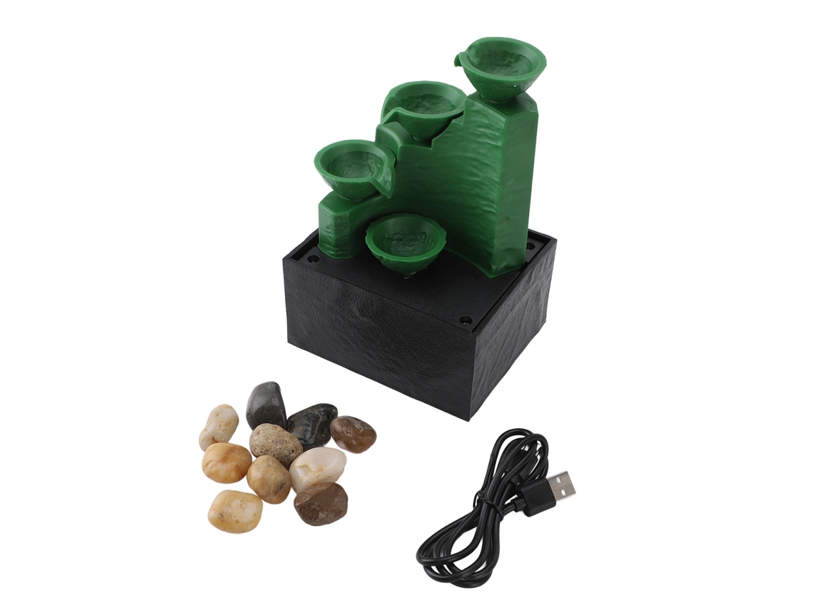 Fonte de Mesa com Água Circulante e Led | S/MARCA