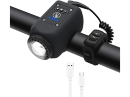 Buzina Elétrica AQUAFORGE, recarregável por Usb, à prova d'água, para Bicicleta